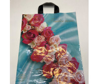 Пакет ПЭ с петлевой ручкой 37,2*45,3 "Roses" 02113