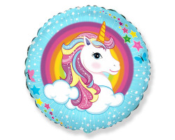 Flex metal 18 Круг Милый Единорог / RD Cute Unicorn / 1 шт /