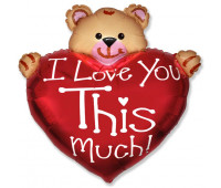 FLEX METAL 38 Мишка Я тебя люблю / Bear Love / 1 шт /