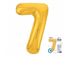 Аgura 40/102 Цифра "7" Золото Slim в упаковке / 1 шт / 754665