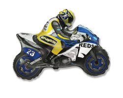 Flex metal 31"/69*79 см Мотоцикл (синий) / Motor bike / 1 шт /