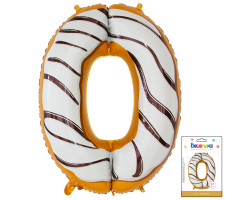 Веселуха 34 Цифра 0 Пончик в упаковке / Zero Donut / 1 шт /