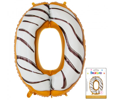 Веселуха 34 Цифра 0 Пончик в упаковке / Zero Donut / 1 шт /