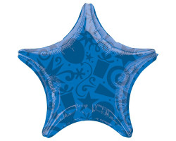 Anagram 22 Звезда Шары и Подарки Синяя / Festive Blue Star S30 / 1 шт 2966902