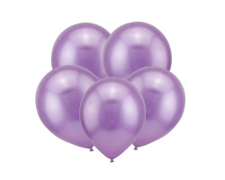 Веселый праздник Металл 12 Зеркальные шары Фиолетовый / Mirror Violet / 50 шт./