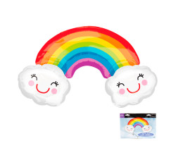 A 37 Фигура Радуга с облаками в упаковке / Rainbow with clouds P35 / 1 шт /