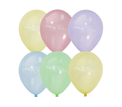 Latex Occidental 12"/30см Кристалл Bubble ассорти 100шт шар латекс