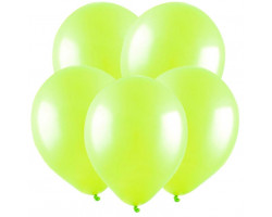 Веселуха Пастель 5"/12,5 см Лайм / Lime / 100 шт. /, Латексный шар