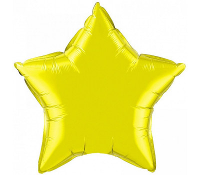 Flex Metal 4/10 см Звезда Золото / Star Gold / 1 шт /, Фольгированный шар