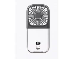 Вентилятор ручной + Power Bank F30PRO черно-белый