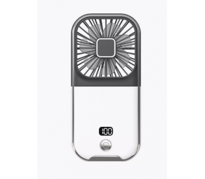 Вентилятор ручной + Power Bank F30PRO черно-белый