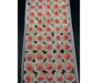 Роза из мыла двухцветная Love. 50шт. 81006/2